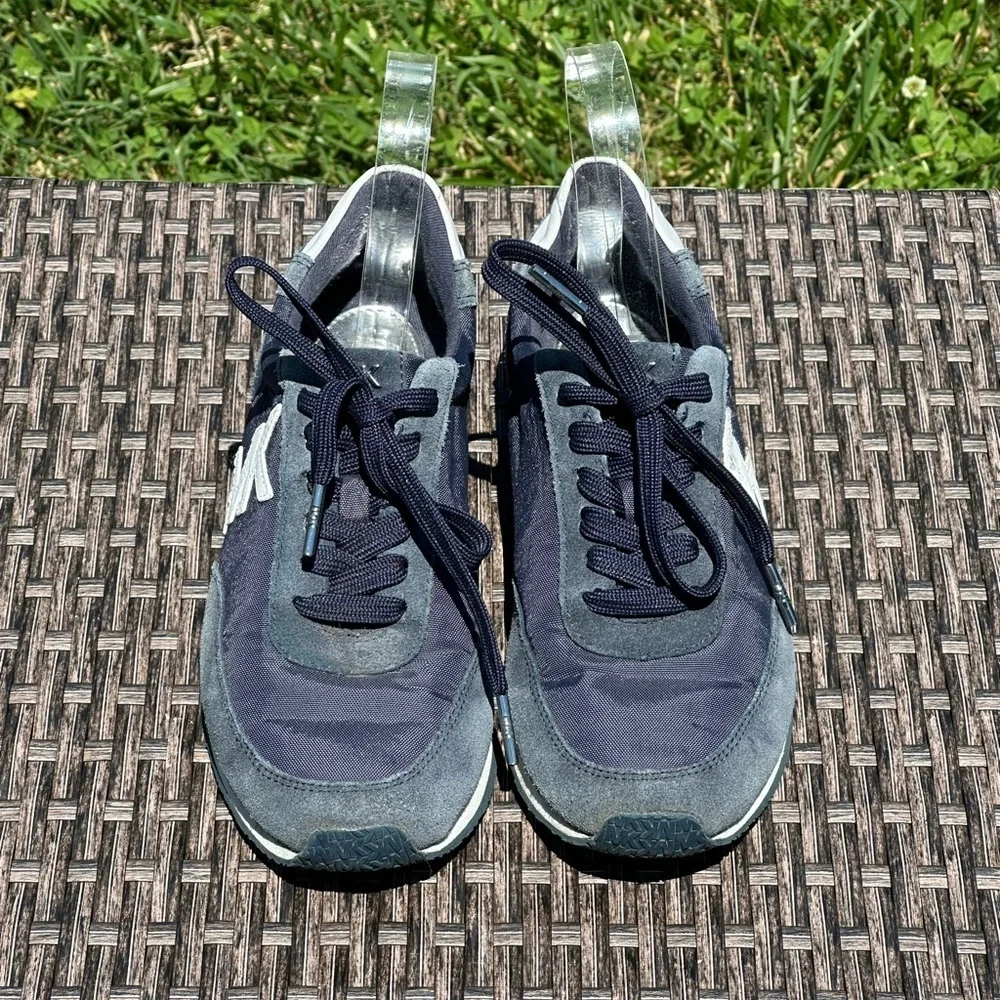 Michael Kors Blue and White Sneakers Sleek Design